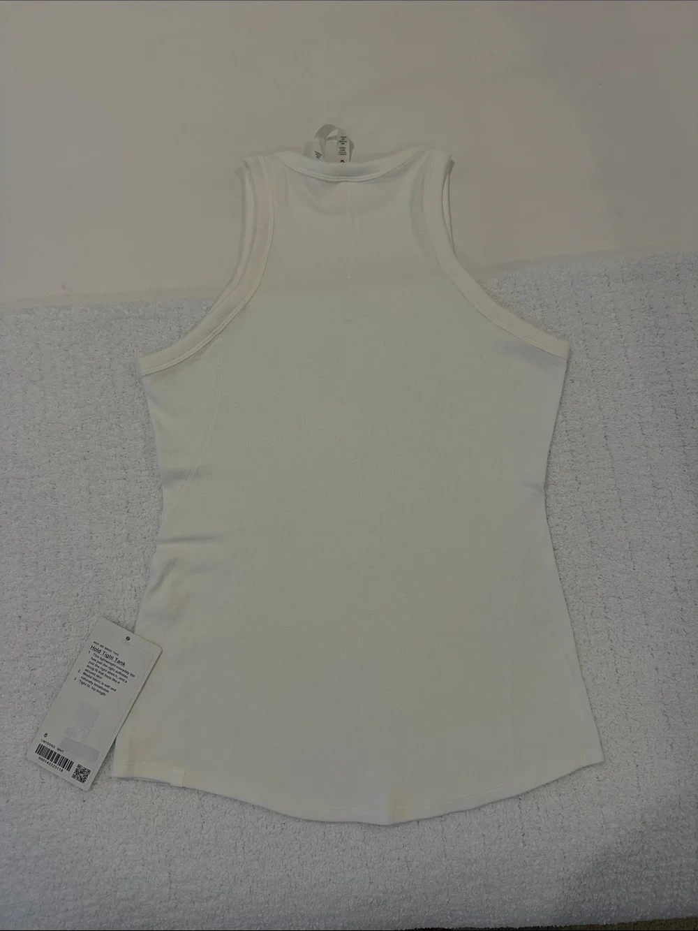 Lululemon Hold Tight Crewneck Tank Top White size 8